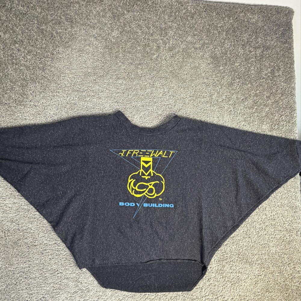 Vintage 90s Freestyle Bodybuilding Sweatshirt Mens XL J Freewalt Gym 90s